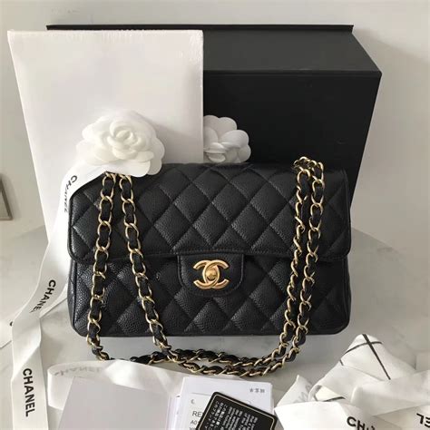 small black chanel purse|chanel purses black original.